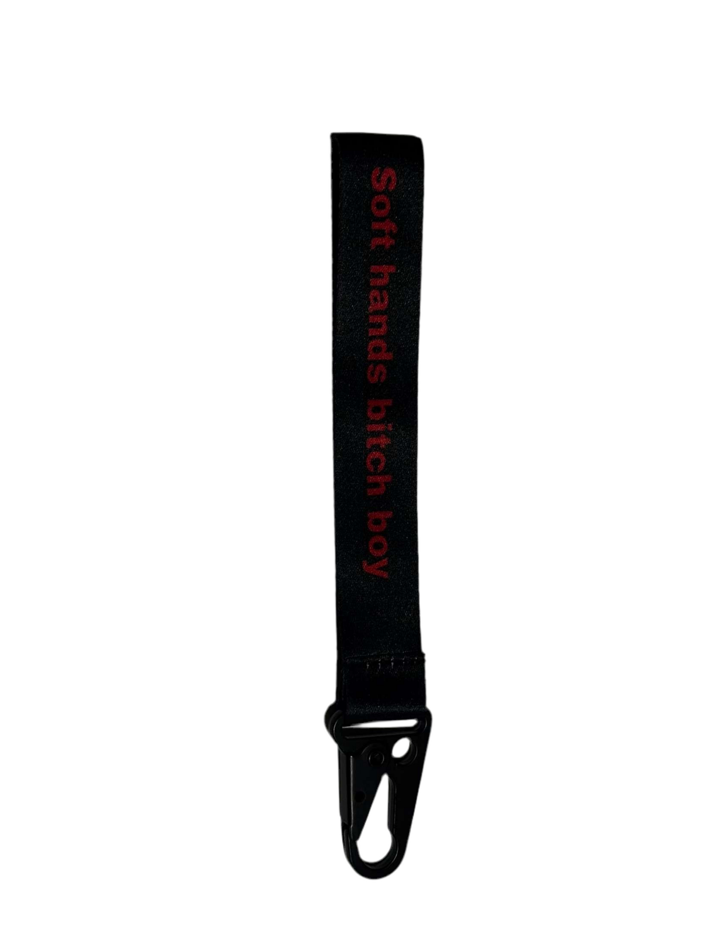 Black and red lanyard