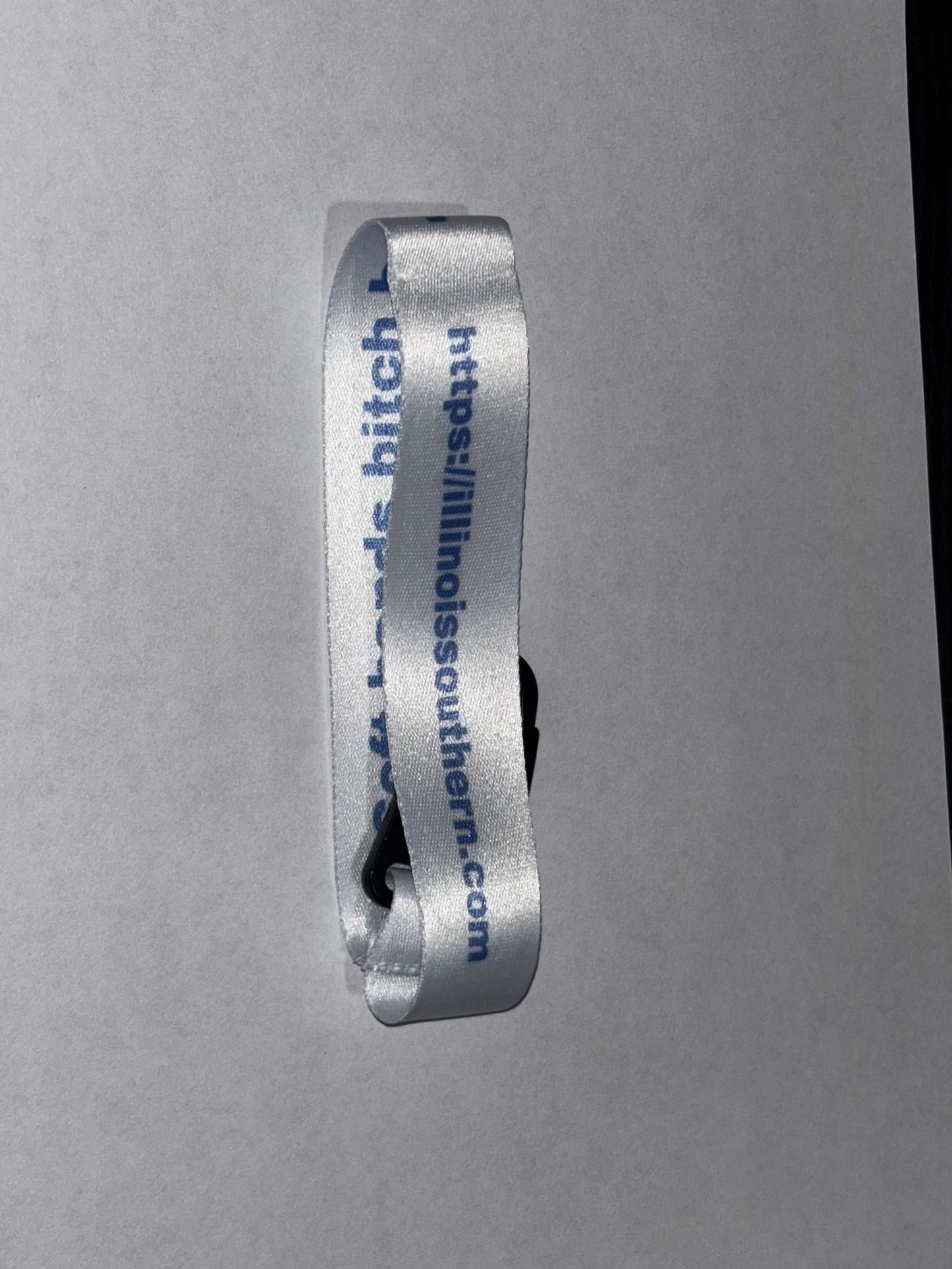 White and blue Lanyard