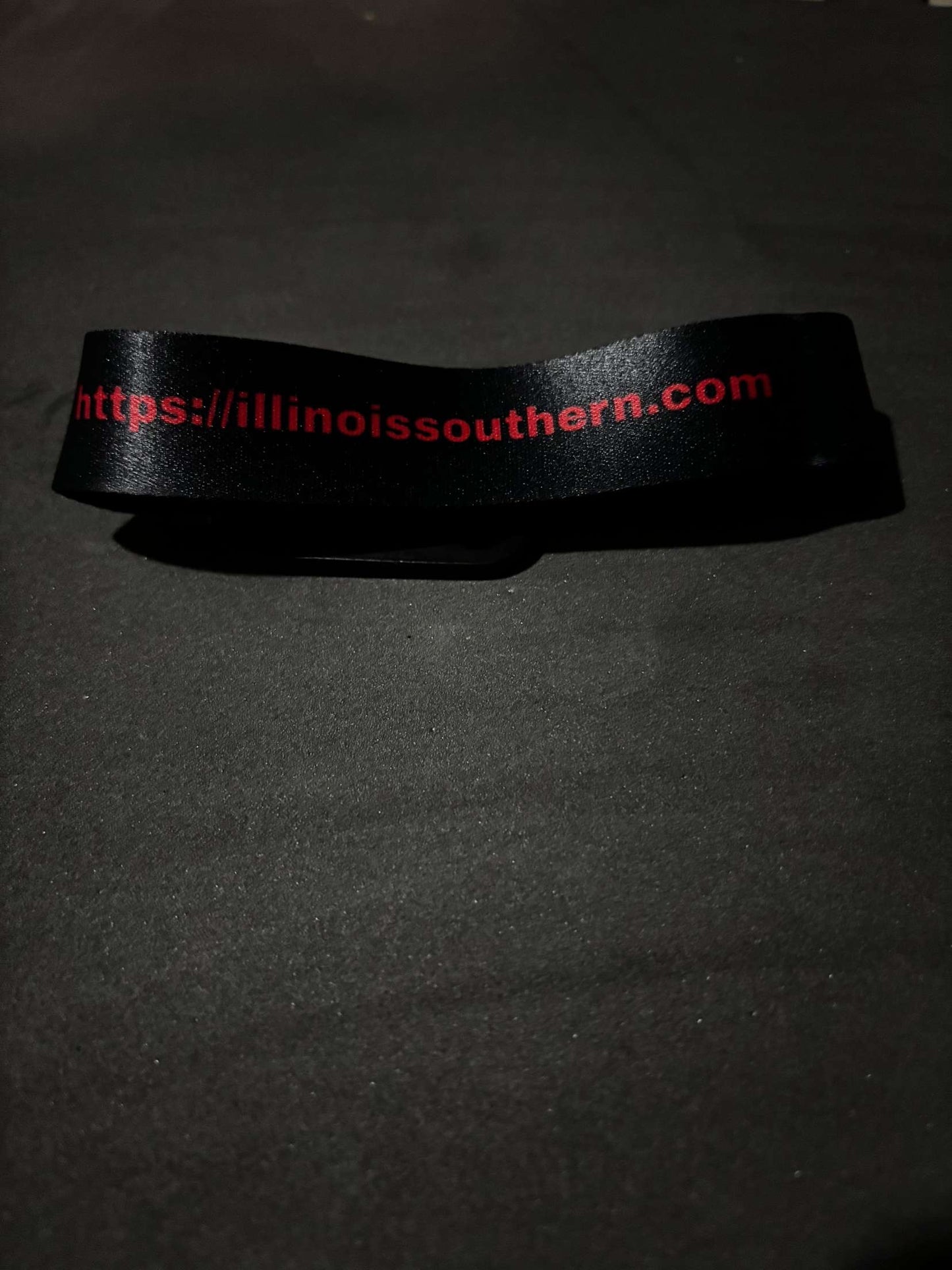 Black and red lanyard