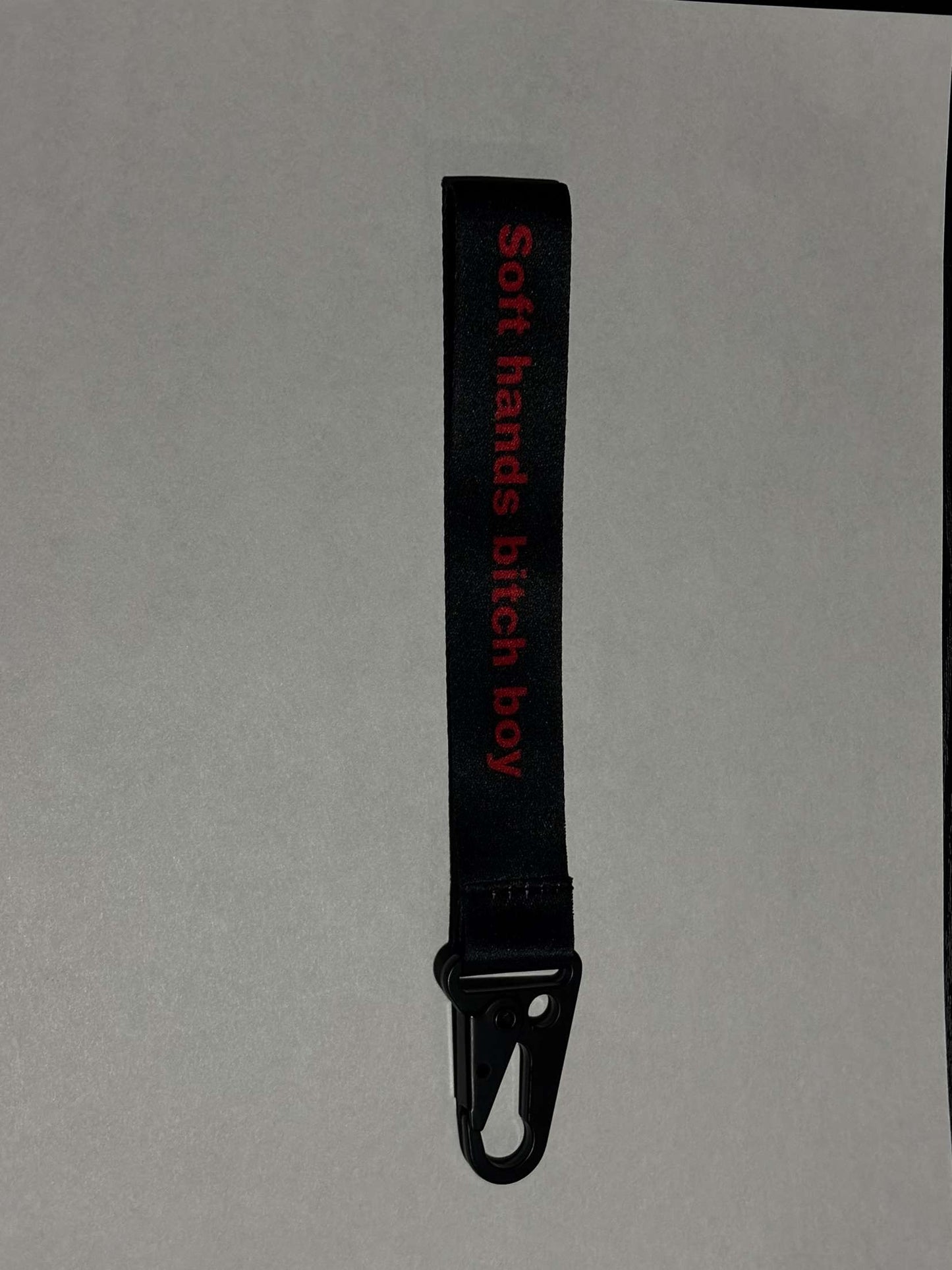 Black and red lanyard