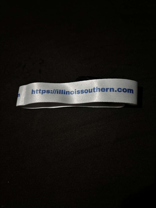 White and blue Lanyard