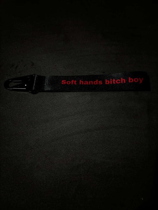 Black and red lanyard