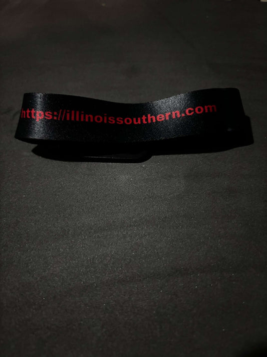 Black and red lanyard
