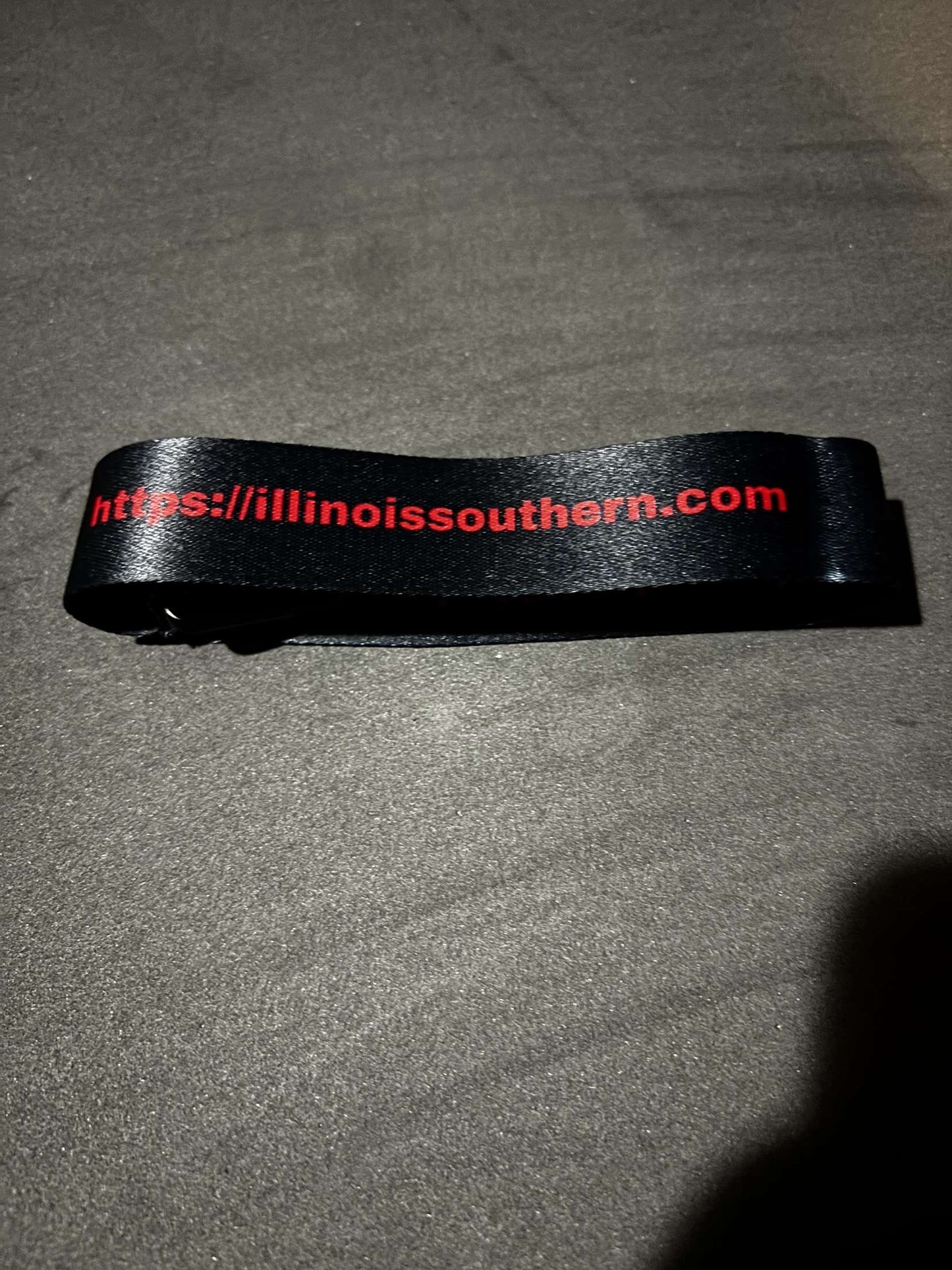Black and red lanyard