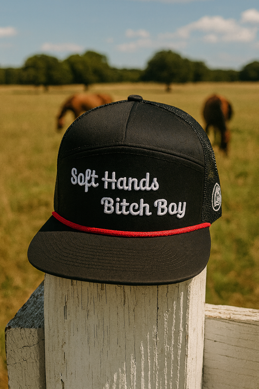 Black SnapBack Flat Bill